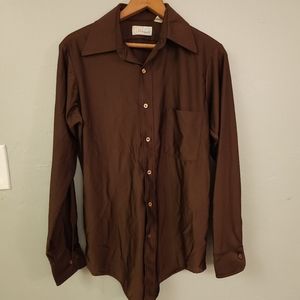 Vintage Ferranti California Button Long-Sleeve Top